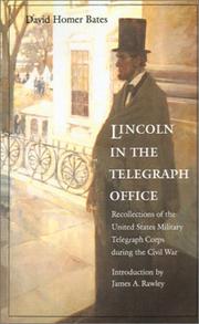 Cover of Lincoln in the Telegraph Office